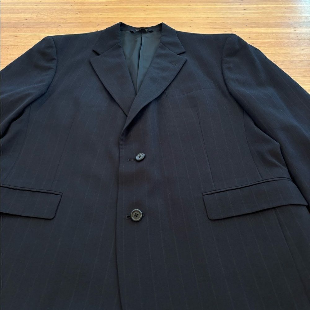 Burberry’s vintage navy stripe blazer suit jacket - Picture 5 of 10